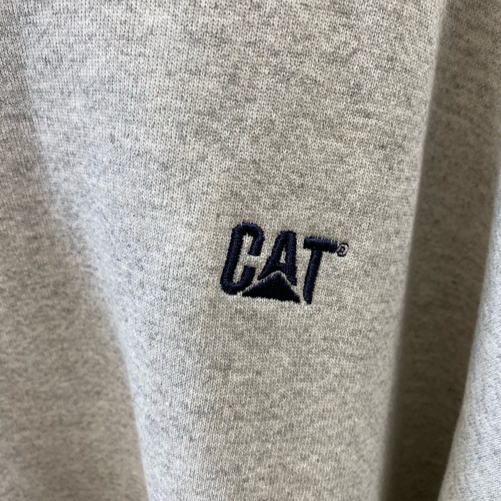 Official Caterpillar Inc Heather Gray Crewneck - Picture 2 of 3